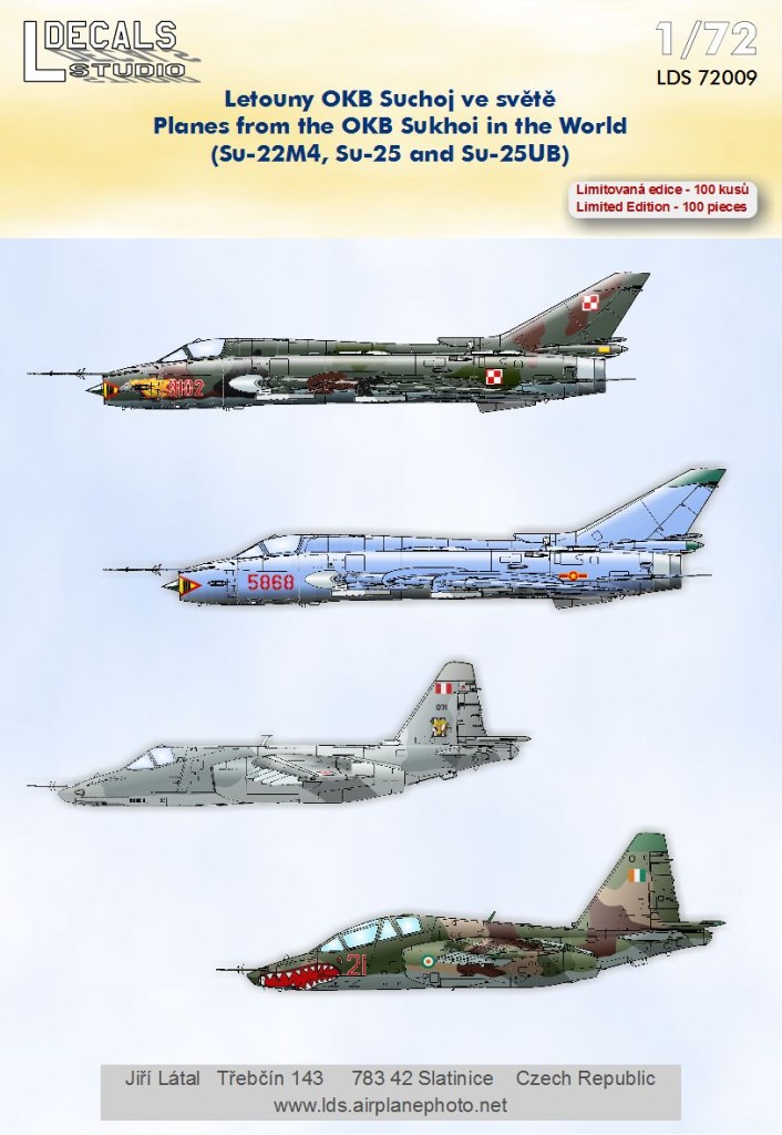 Planes from the OKB Sukhoi in the World 1/72