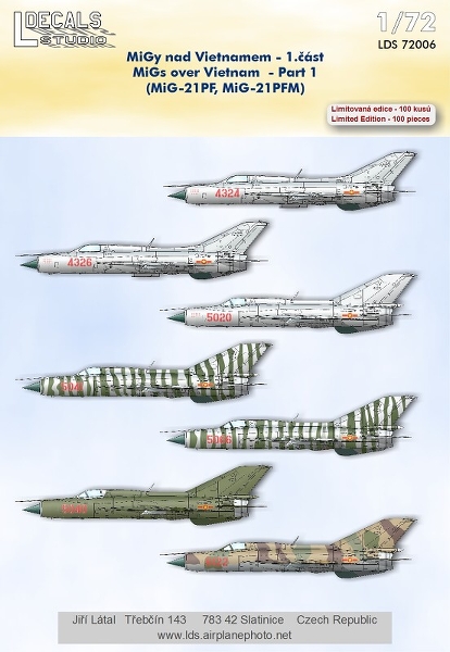 MiGs over Vietnam Part 1 1/72