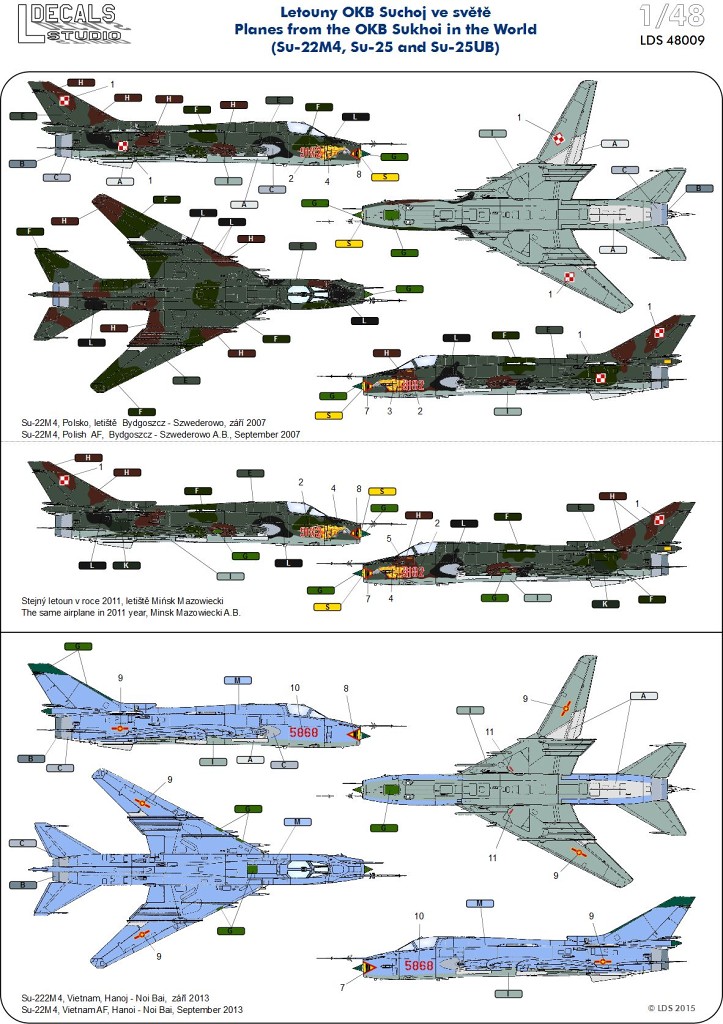Planes from the OKB Sukhoi in the World 1/48